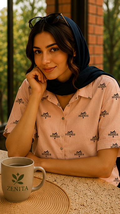 شومیز HERMES شاین دار