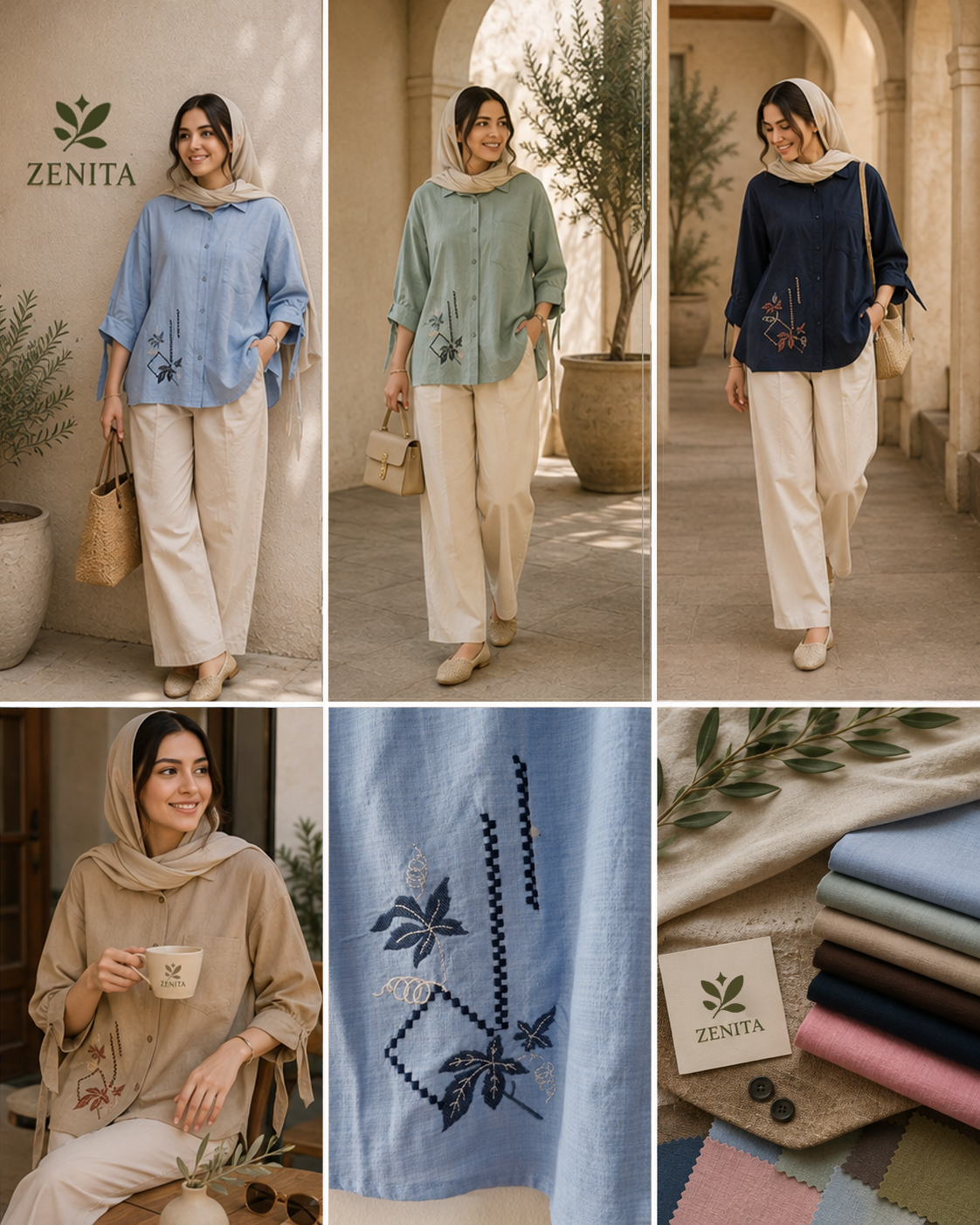 شومیز کادنزا گلدوزی - 7