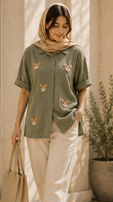 شومیز ینزی عروسکی